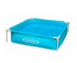 Дитячий каркасний басейн Intex 57173, 122×122×30 см, квадратний, 337 л, блакитний - Зображення 2