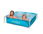 Дитячий каркасний басейн Intex 57173, 122×122×30 см, квадратний, 337 л, блакитний - Зображення 3