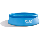 Надувний басейн Intex 28110 Easy Set 244×76 см, круглий сімейний басейн 2400 л, блакитний