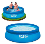 Надувний басейн Intex 28110 Easy Set 244×76 см, круглий сімейний басейн 2400 л, блакитний - Зображення 4