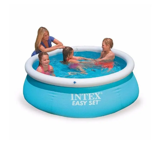 Screenshot_18 Надувний басейн Intex 28101 Easy Set 183×51 см, круглий сімейний басейн 880 л, блакитний - Зображення 1