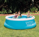 Надувний басейн Intex 28101 Easy Set 183×51 см, круглий сімейний басейн 880 л, блакитний - Зображення 2