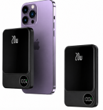 Power Bank MagSafe 20000 мА·год 20 Вт з бездротовою зарядкою Qi 15 Вт та дисплеєм