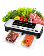 Вакуумний пакувальник для продуктів з дисплеєм, 65Kpa, Сріблястий