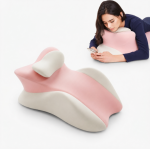 Анатомічна подушка для відпочинку та читання 26X-180, рожева / Ергономічна подушка з підтримкою шиї та рук - Зображення 2