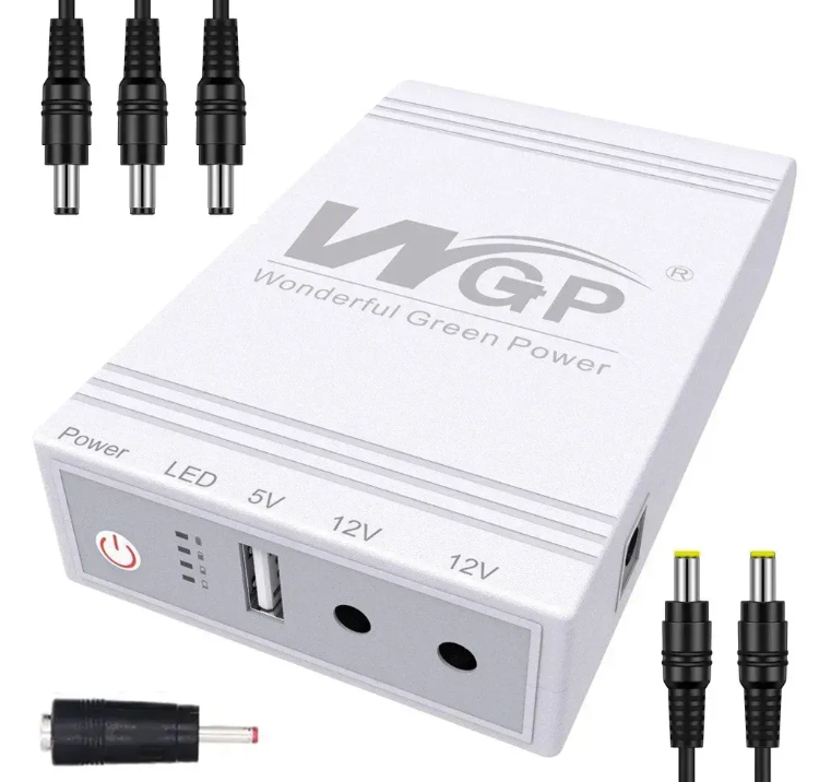 Джерело безперебійного живлення UPS WGP-103 для роутера 10400 мА·год, 5V/9V/12V - Зображення 1