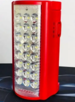 Акумуляторний ліхтар Almina 2606L 24 LED з функцією Power Bank, червоний - Зображення 3