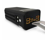 Зовнішній акумулятор Power Bank BOROFONE DBT35A 40000 мА·год, 22,5 Вт, PD 20W, з вбудованими кабелями та ліхтариком, чорний - Зображення 4