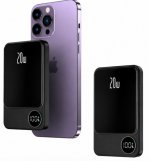 Power Bank MagSafe 20000 мА·год 20 Вт з бездротовою зарядкою Qi 15 Вт та дисплеєм