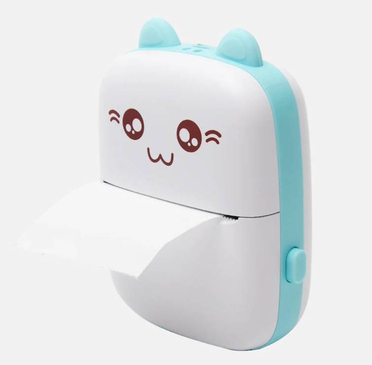 Портативний термопринтер Mini Printer Bluetooth для Android та iOS, без чорнил, USB, білий - Зображення 4